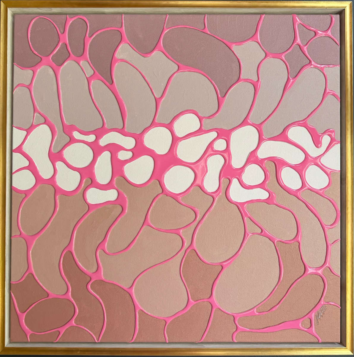 Blush + Oak | original, framed by Kate DeOssie, Image 6.