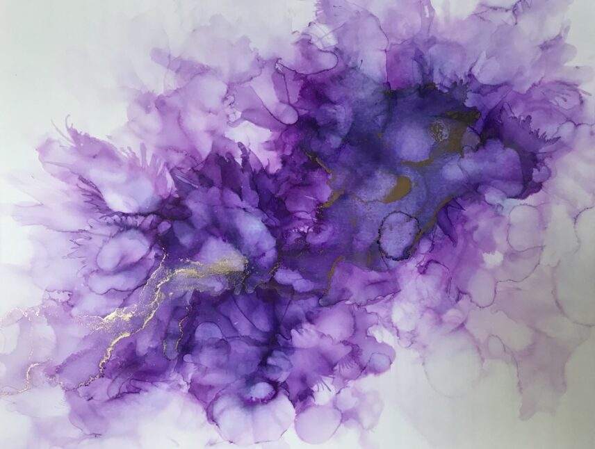 Purple Puff by Kimberly Altman 