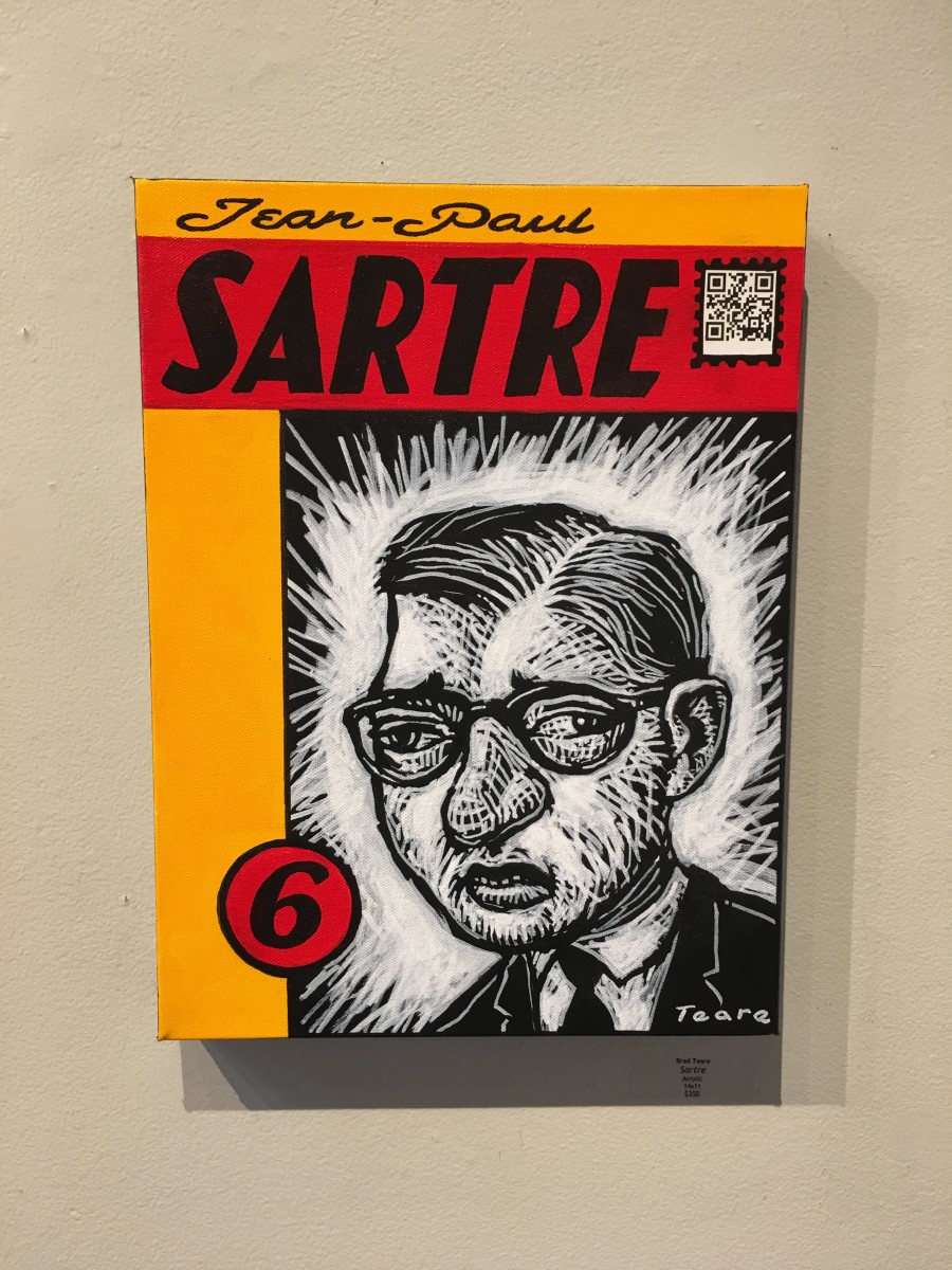 Sartre by Brad Teare 