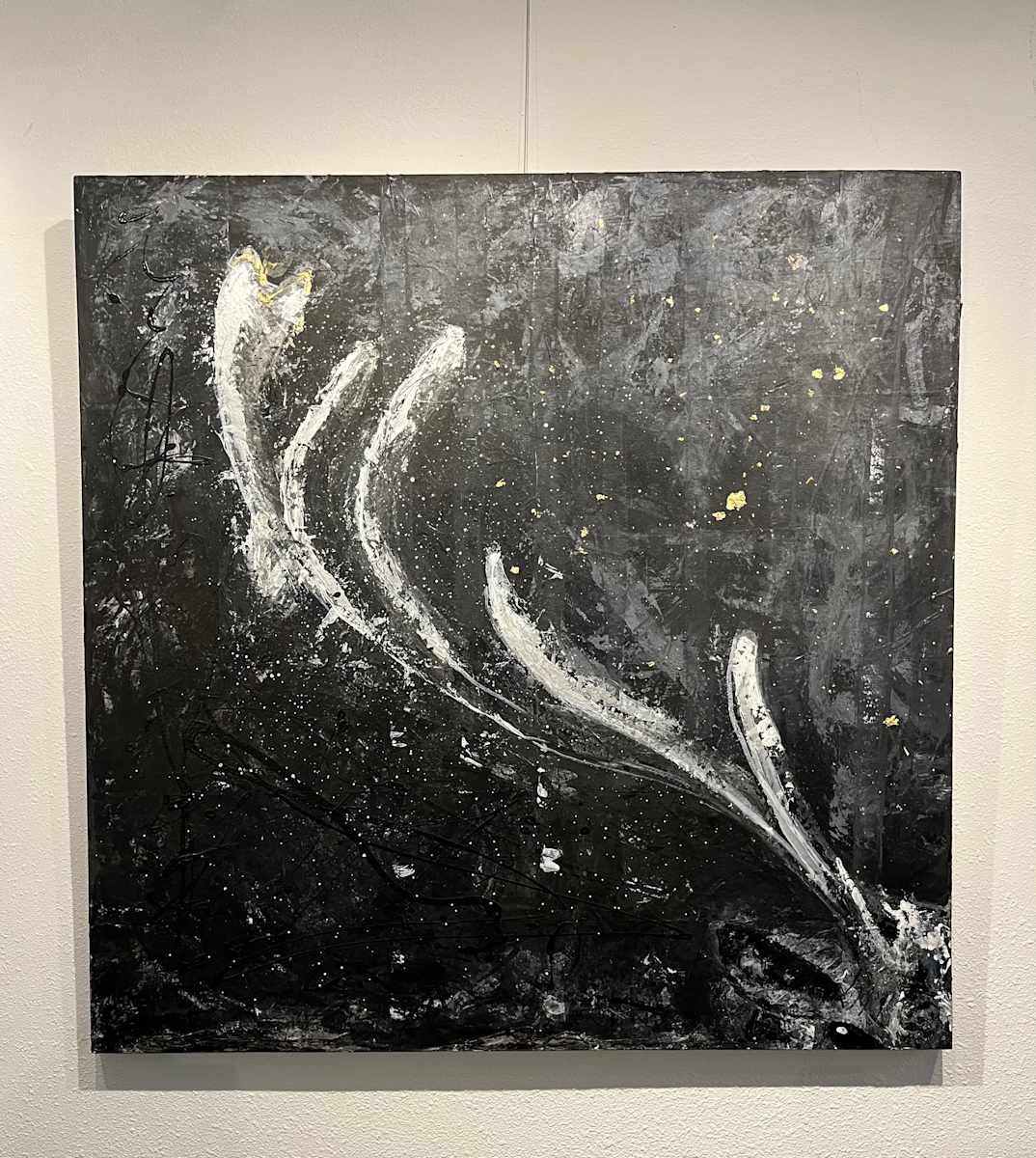 Antler by Bibiana Rivero  Image: Black & White abstract Antler