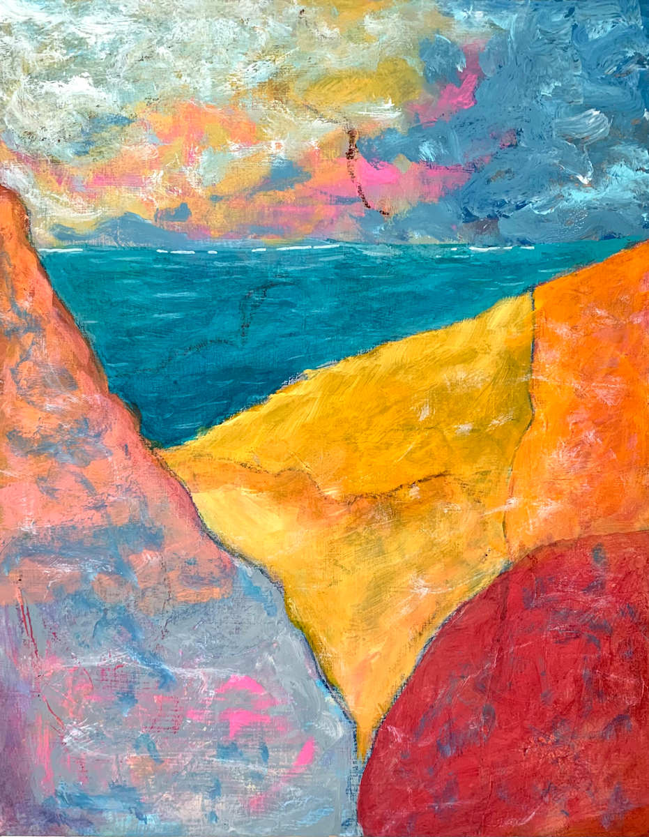 The Azure Sea by Charity Alva 