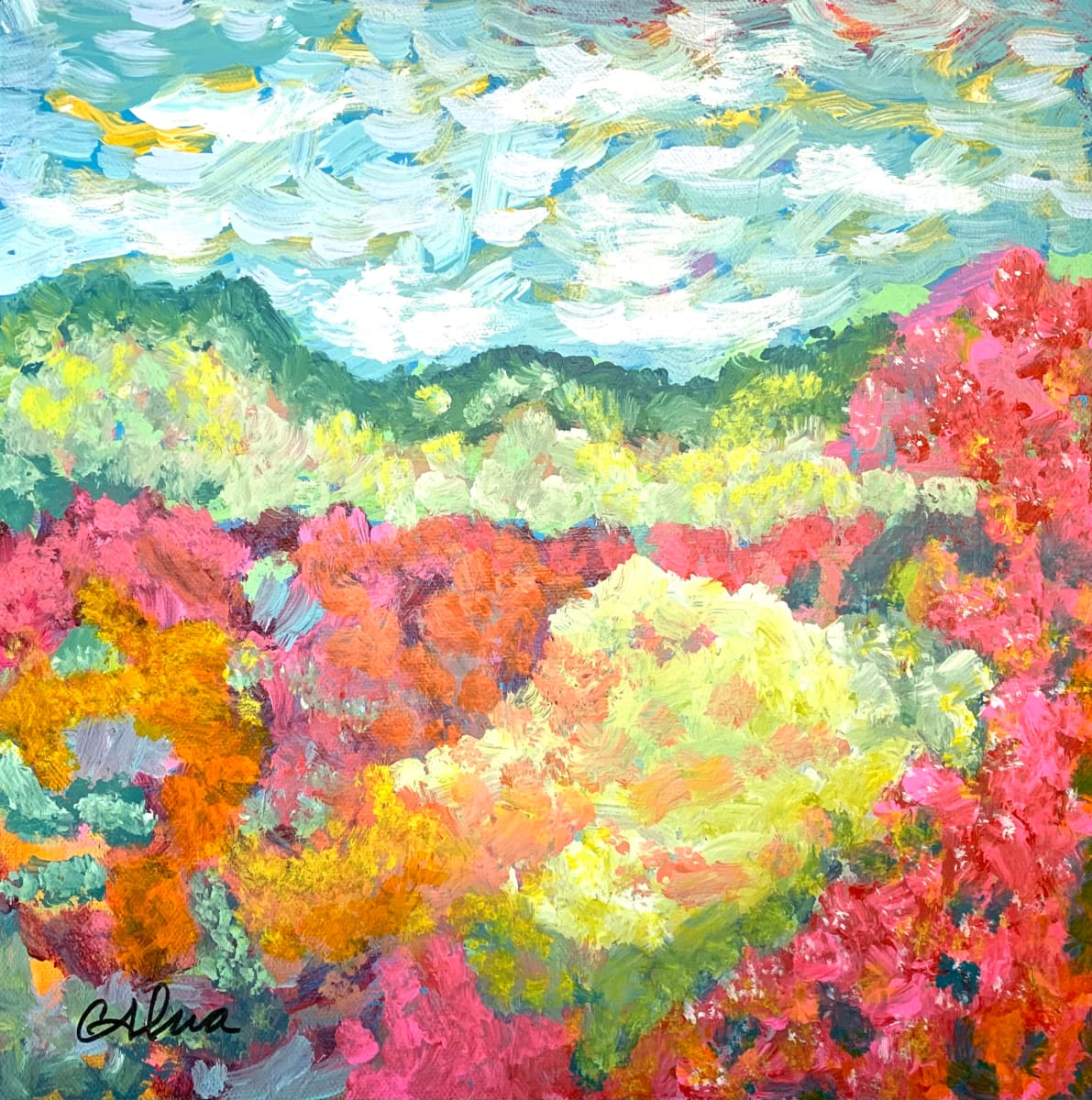 When the Rhododendrons Bloom in May by Charity Alva 