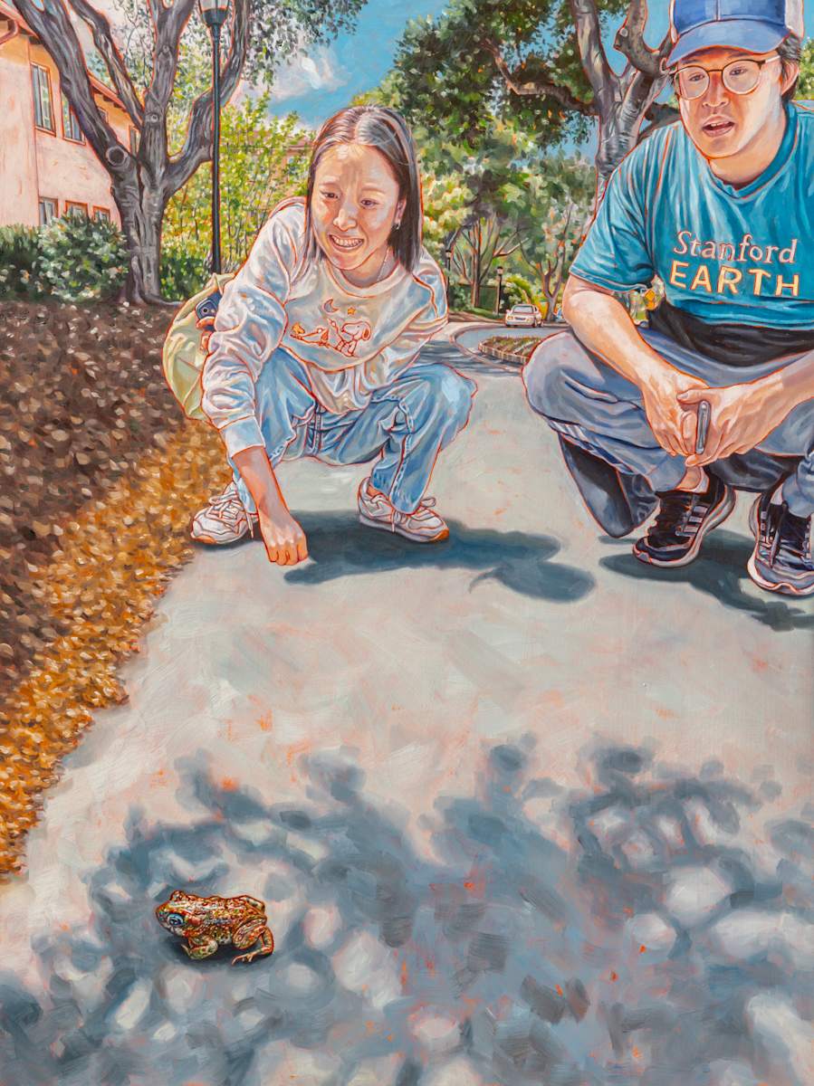 Asian Squatting / Frog Spotting by Jackie Liu 