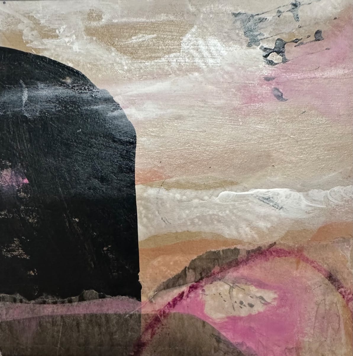 Ochre and Magenta 109 by Karin Husty 
