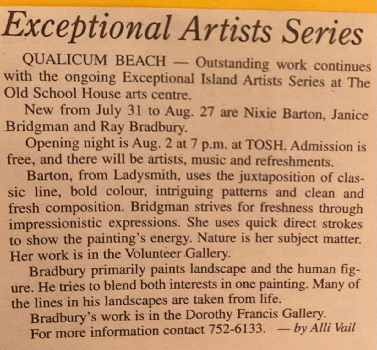 Exceptional Artists Series 