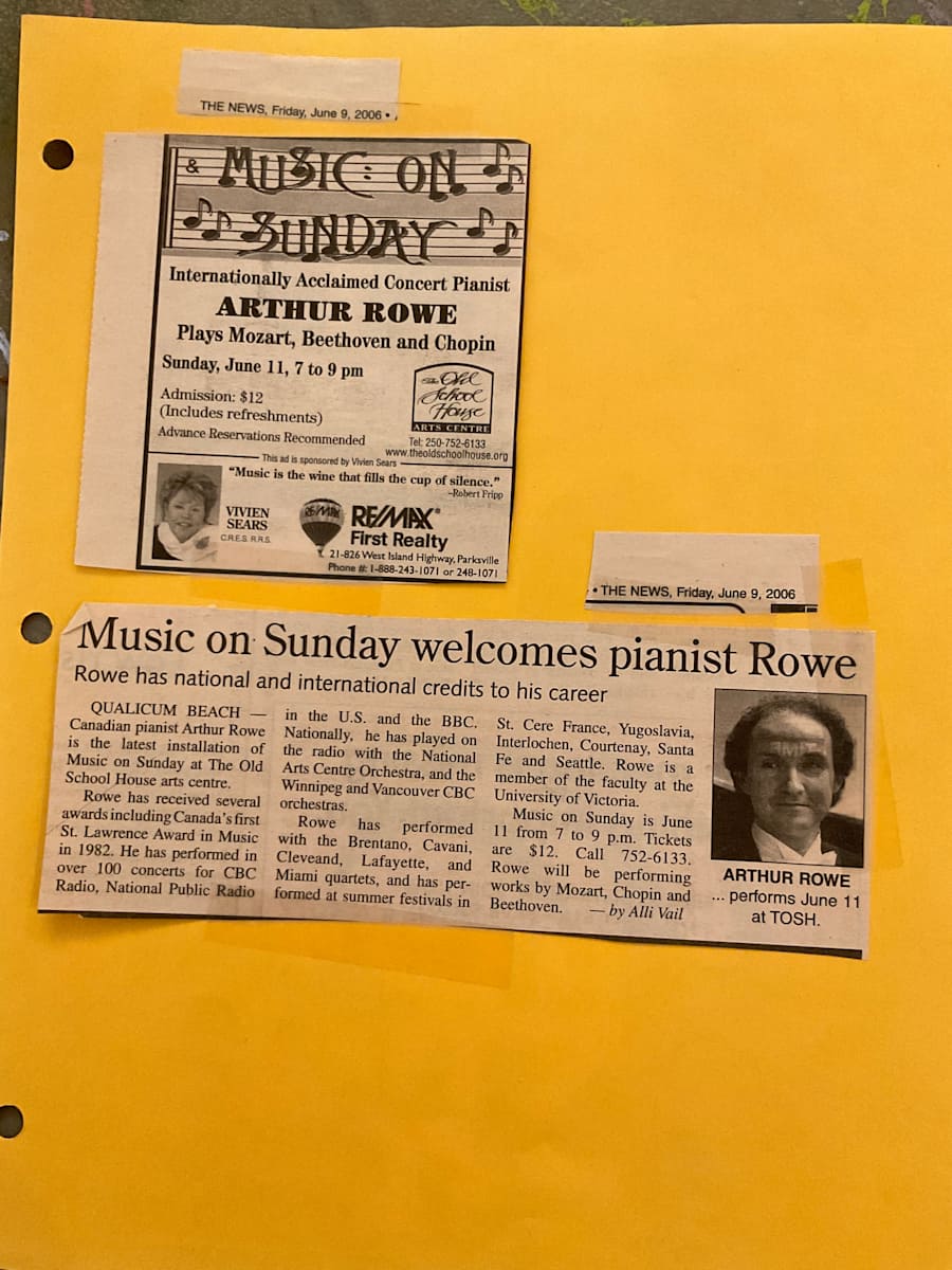 Music on Sunday Arthur Rowe by Arthur Rowe 