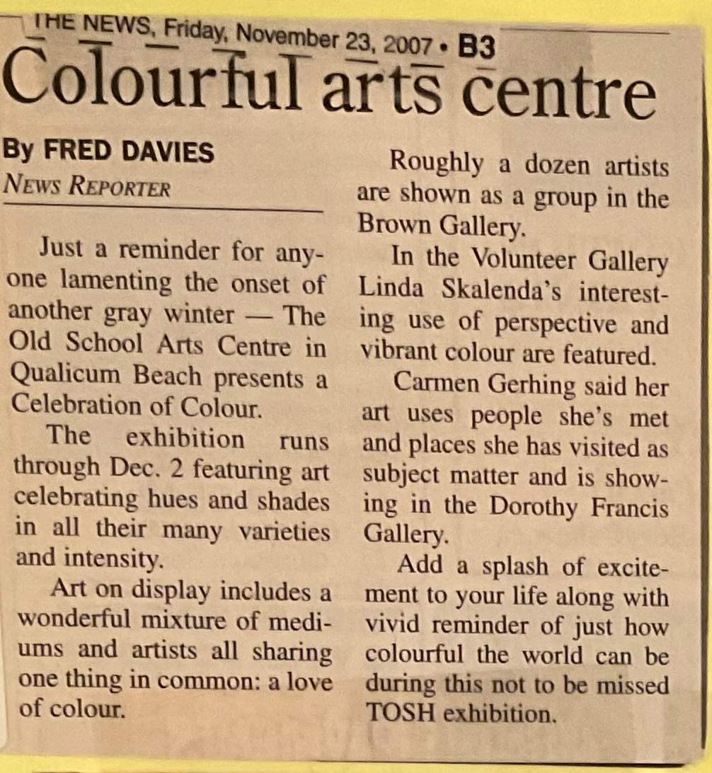 Colourful Arts Centre by Linda Skalenda, Carman Gerhing 
