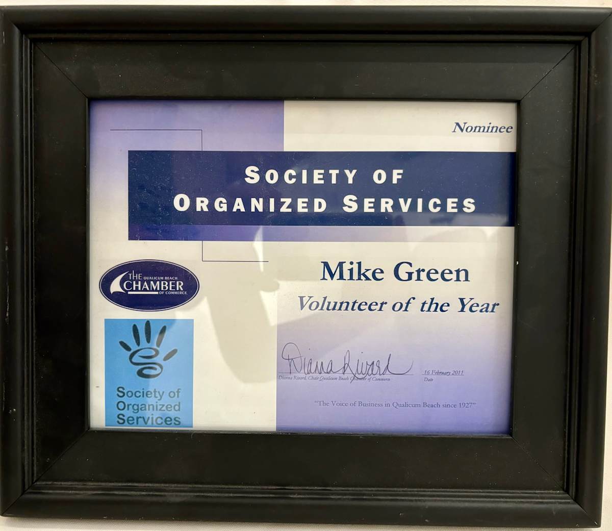 Citizen of the Year Plaque - Mike Green by Mike Green 