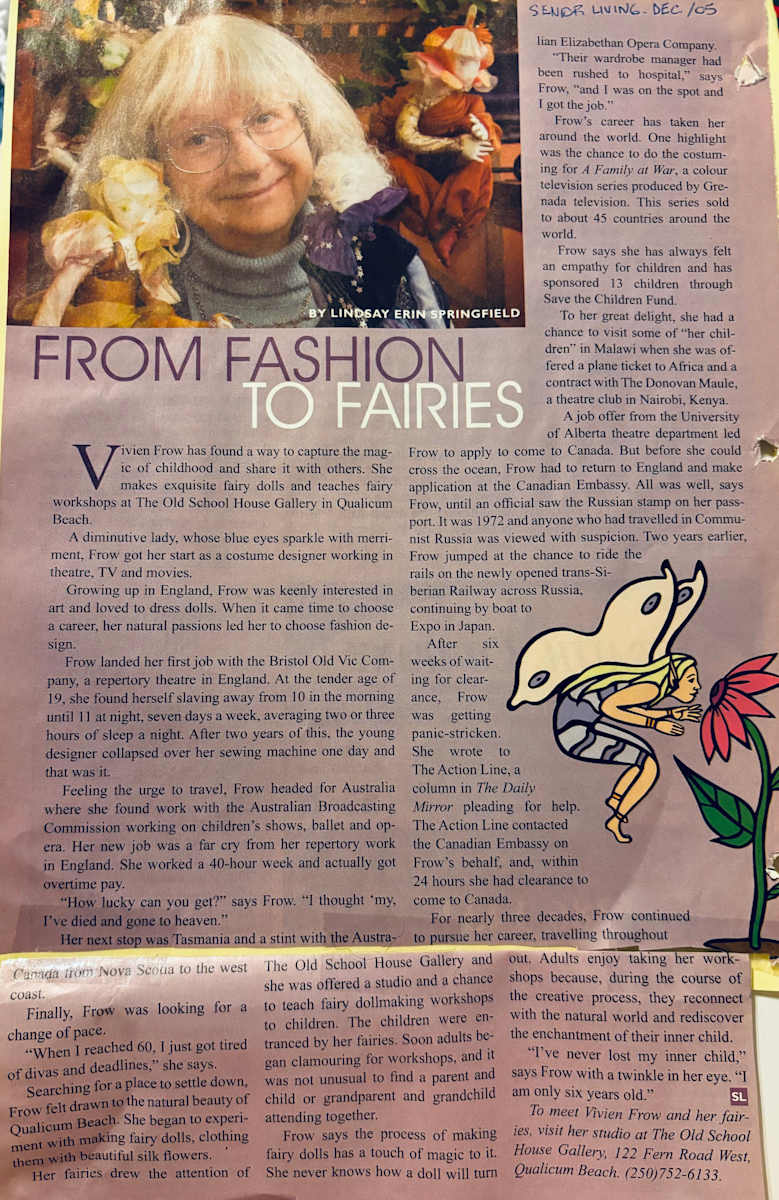 From Fashion to fairies by Vivien Frow  Image: by Lindsay Erin Springfield