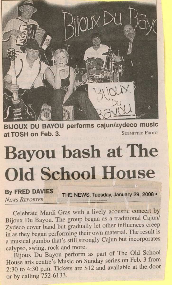 Bayou bash at The Old School House -News 2008 by Bijoux du Bayou  Image: Total of 4 images