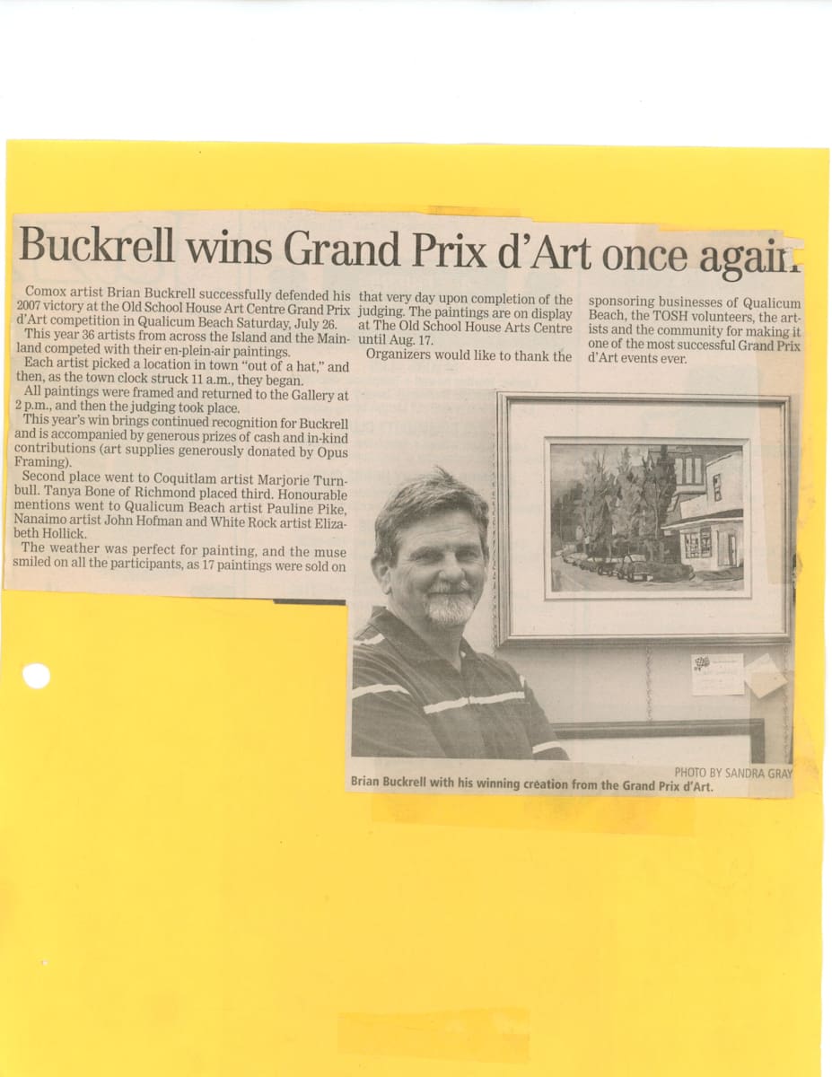 Buckrell wins Grand Prix d'Art once again by Brian Buckrell, Sandra Gray, Marjorie Turnbull, Tanya Bone, Pauline Pike, John Hofman, Elizabeth Hollick  Image: ME.2008.08.A see other images