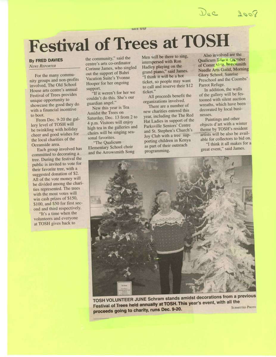 Festival of Trees at TOSH - 2008 by Arrowsmith Needle Arts Guild, Ron Hadley 