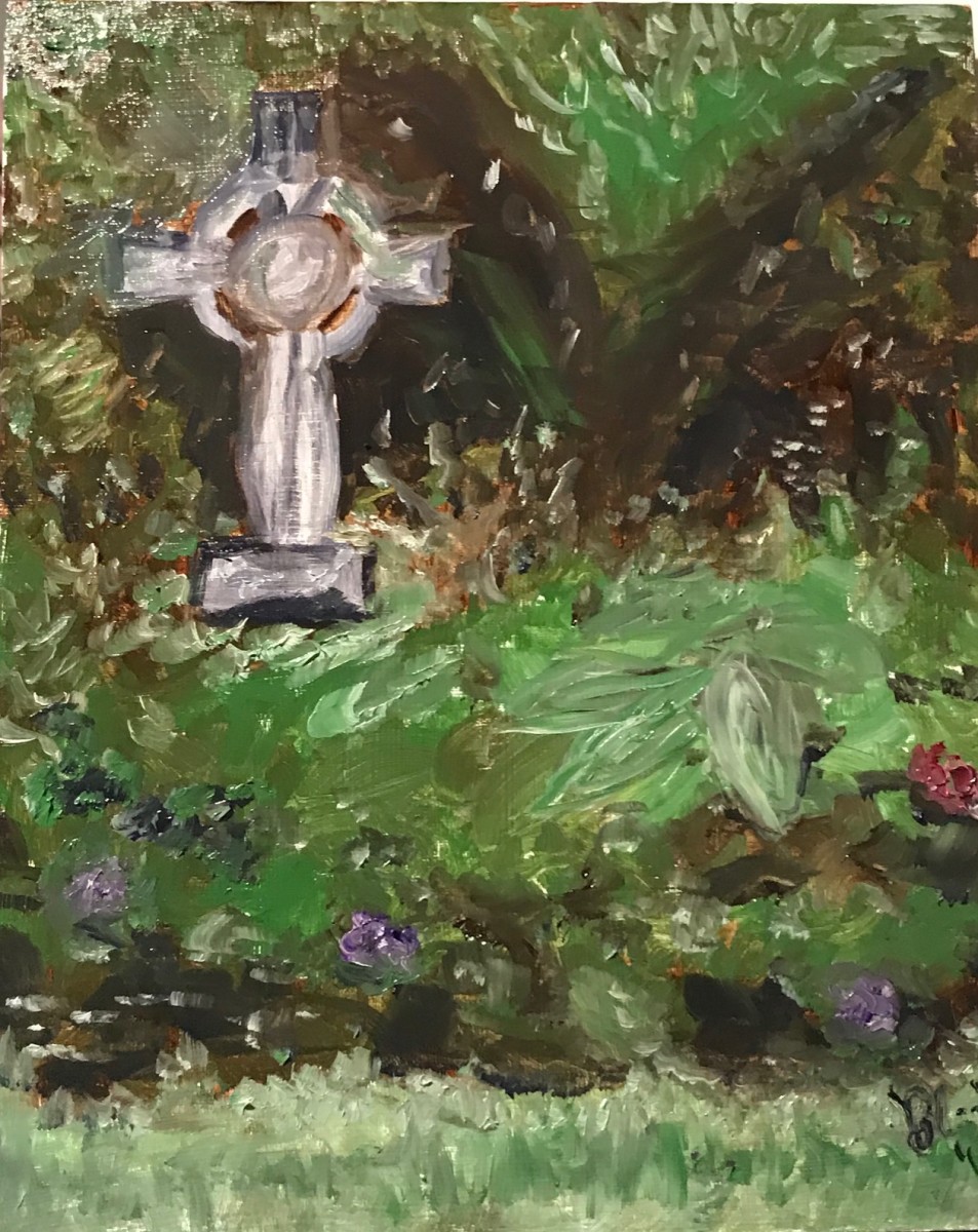 Memory Garden at St Barnabus by Becky Cook 