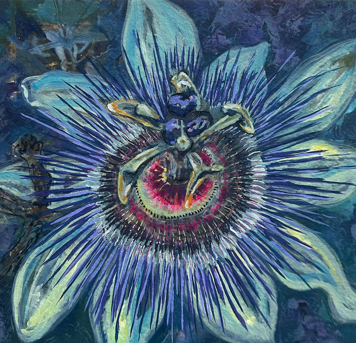 Passiflore Bleue by Mila Rossi 