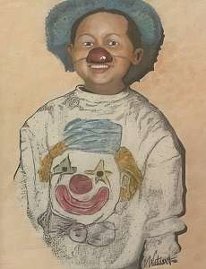 Clownin Around by Lydia Watson, WATSART  LLC  Image: Clownin Around