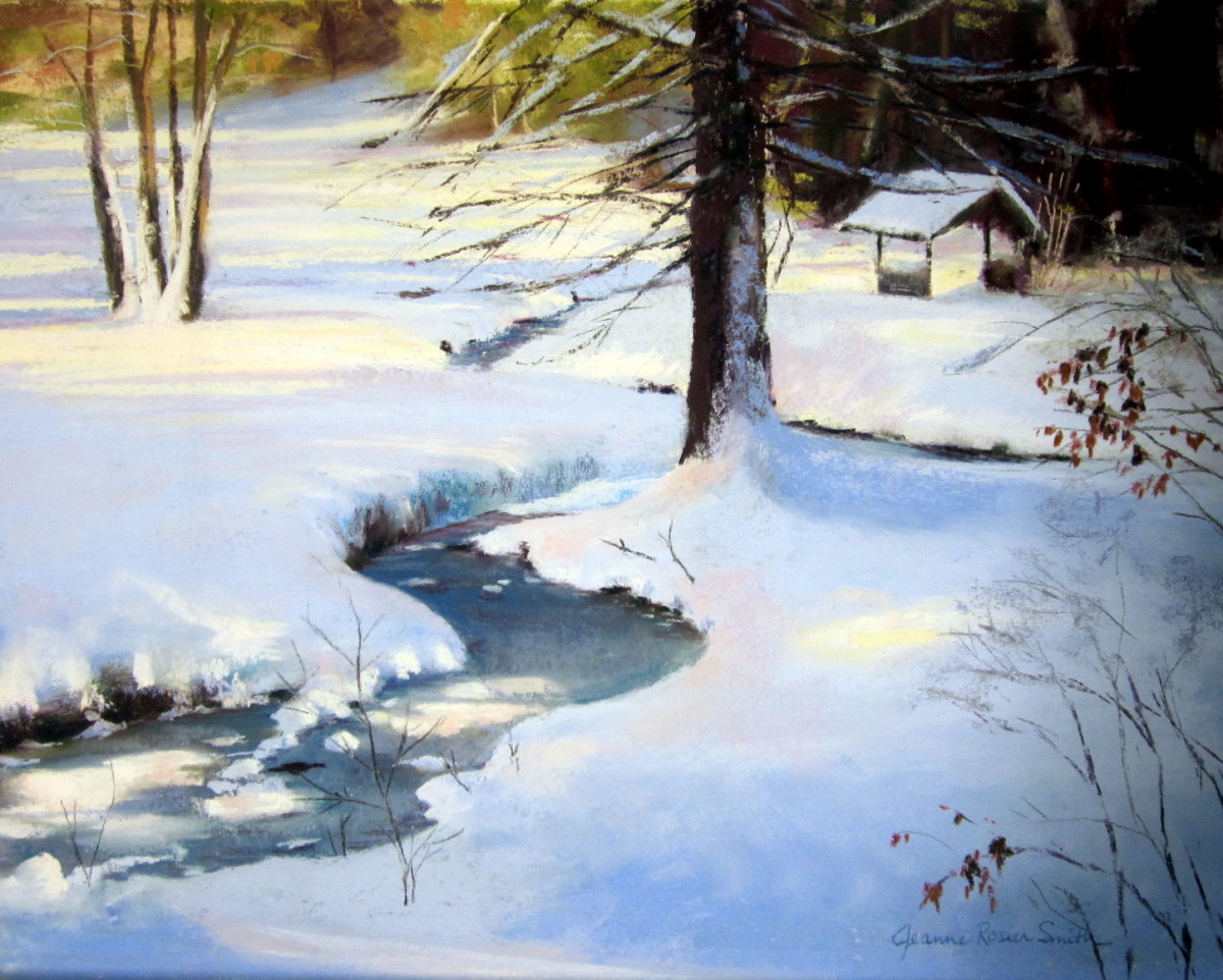 Frozen Brook by Jeanne Rosier Smith 