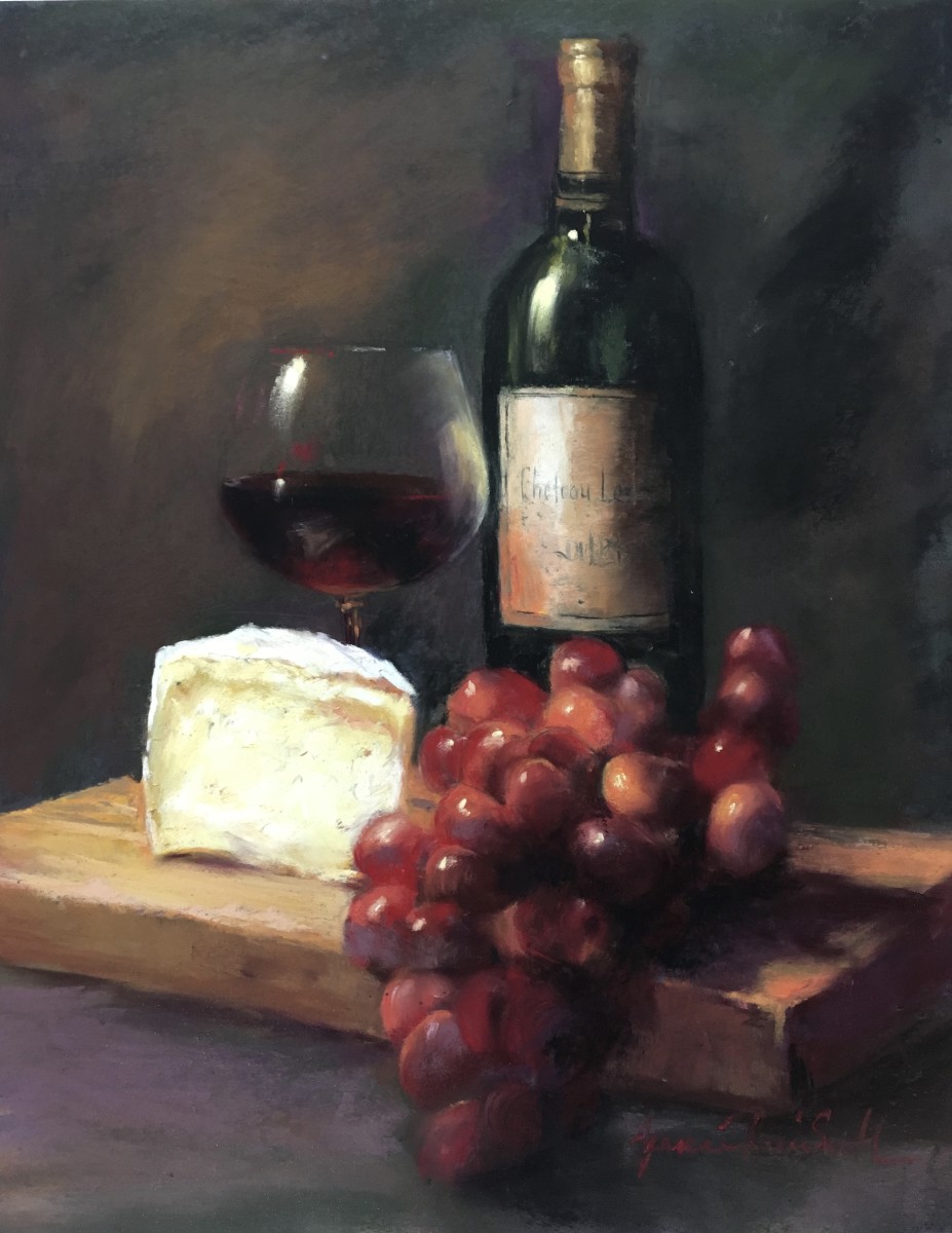 A Bottle of Red by Jeanne Rosier Smith 