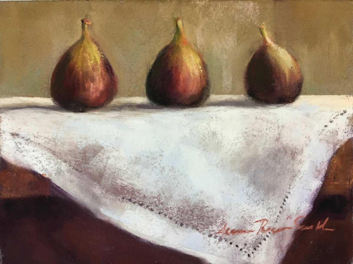 Three Fresh Figs by Jeanne Rosier Smith, Image 1.