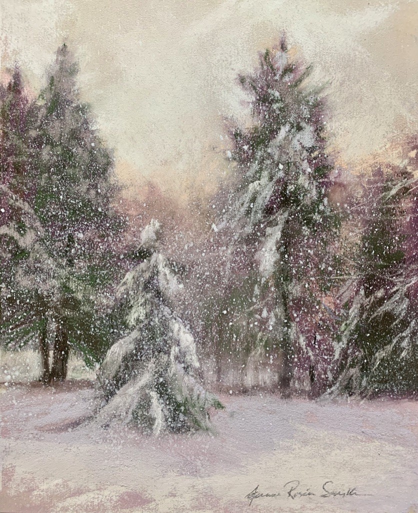 Snow Falling by Jeanne Rosier Smith 
