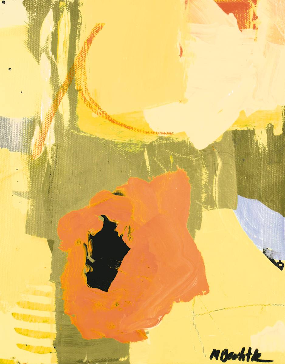 Sway by Marianne Bechtle  Image: Sway
10" x 8" x 2" 
Acrylic, Cold Wax on Cradled Hardwood Panel