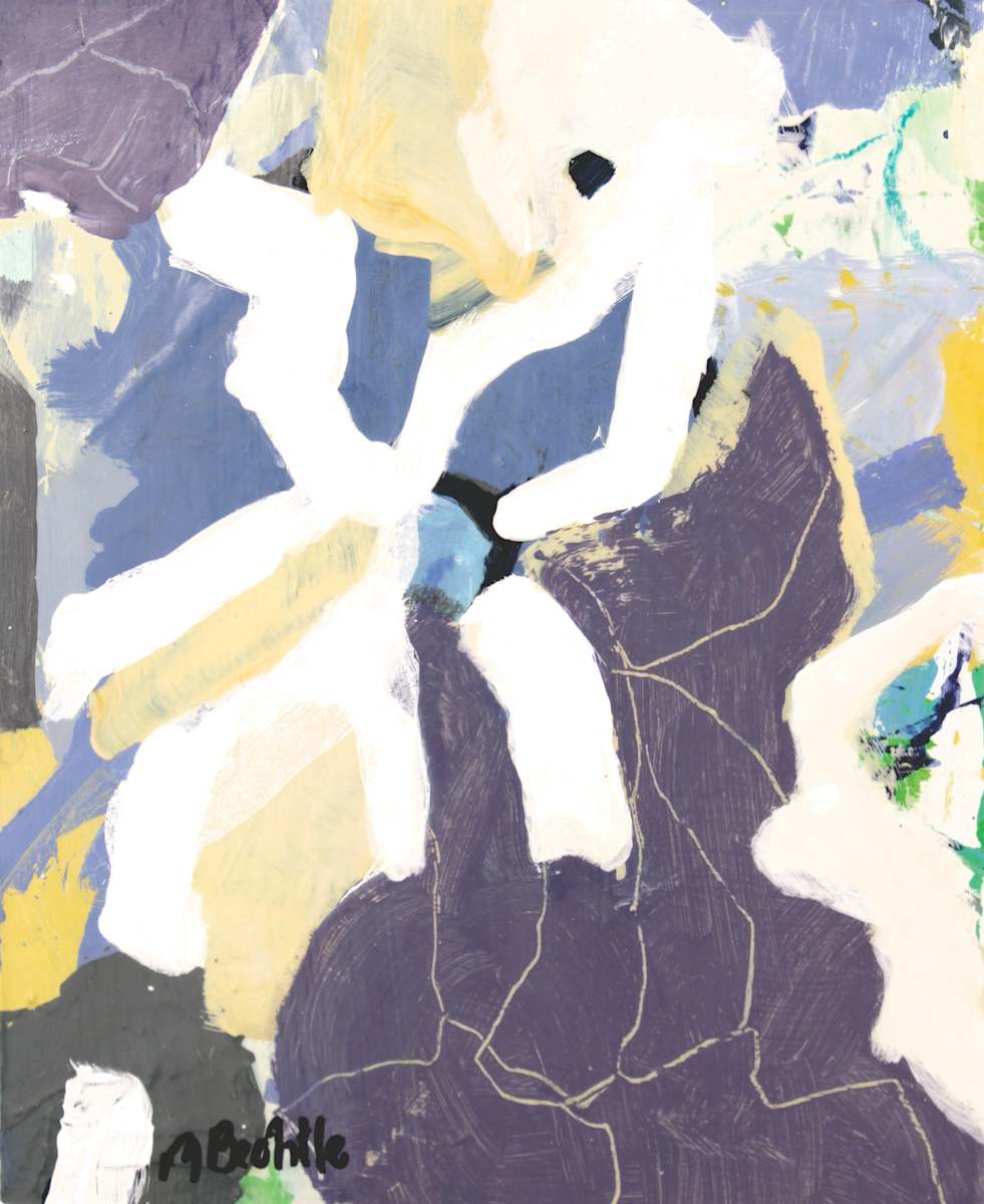 Dancing Lady by Marianne Bechtle  Image: Dancing Lady
10" x 8" x 2"
Acrylic, Cold Wax on Cradled Hardwood Panel