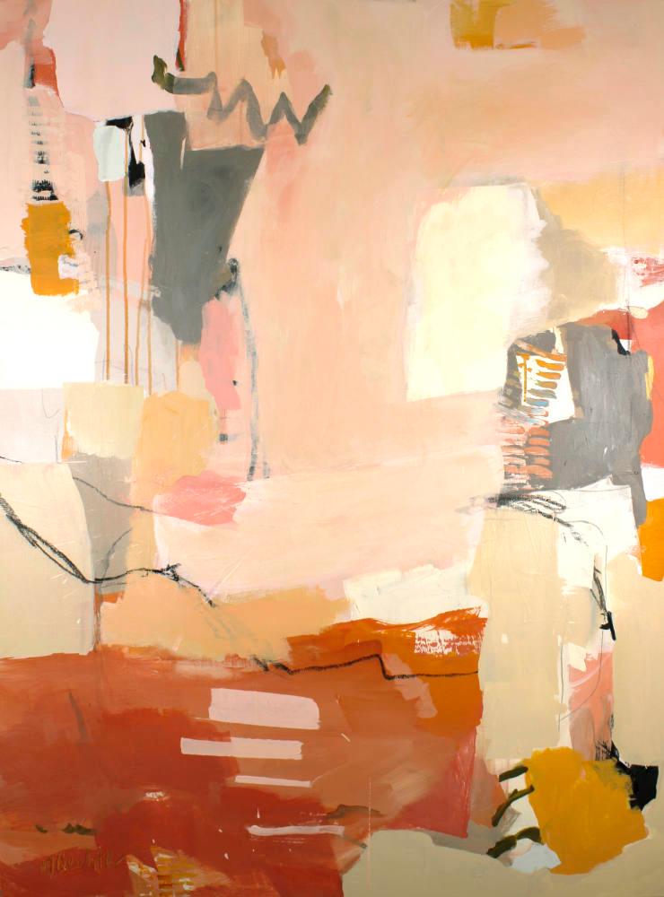 Modern Love by Marianne Bechtle  Image: Modern Love
48" x 36" x 1.5"
Acrylic, Cold Wax on Canvas
