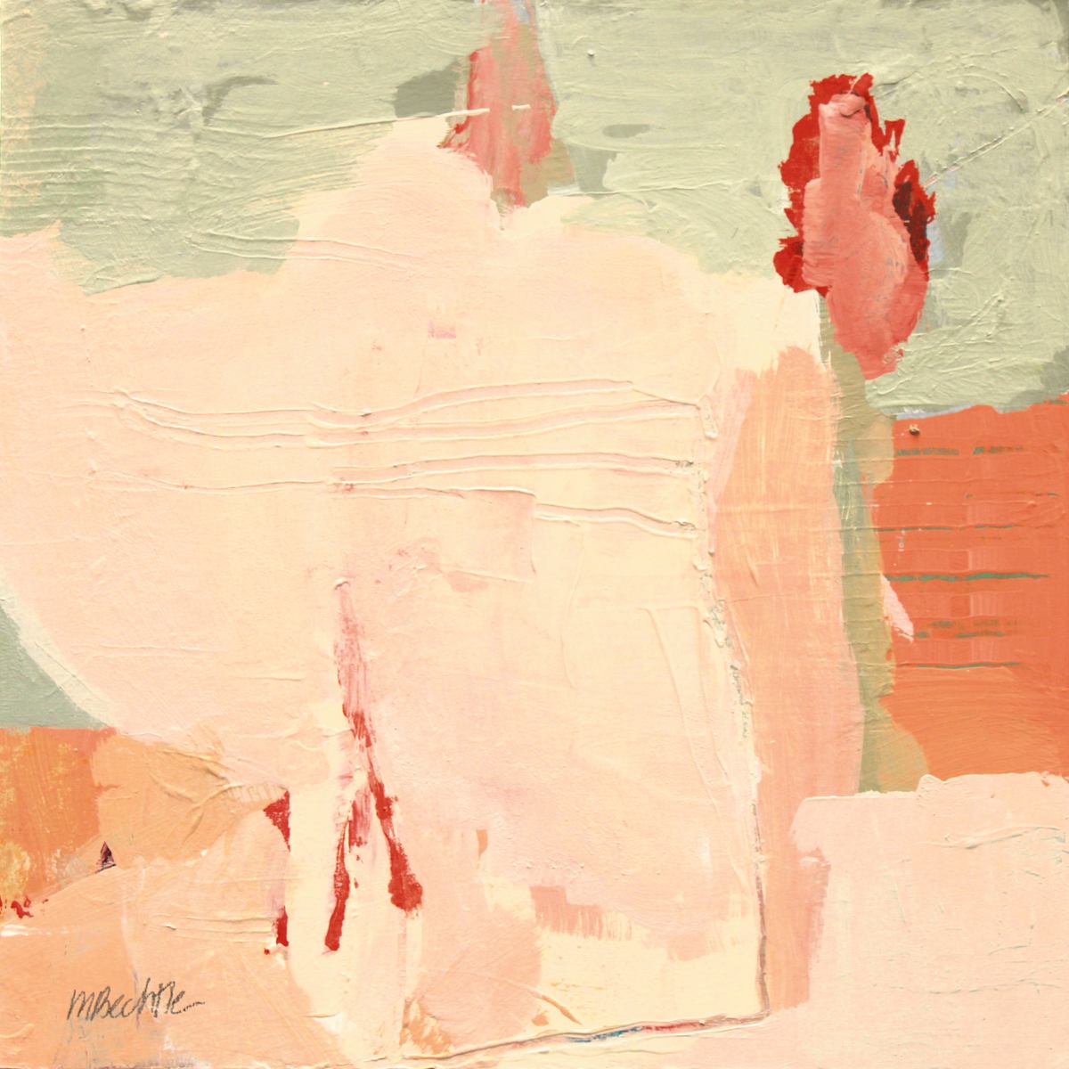 Posey by Marianne Bechtle  Image: Posey
12" x 12"
Acrylic. Cold Wax on Hardwood Panel