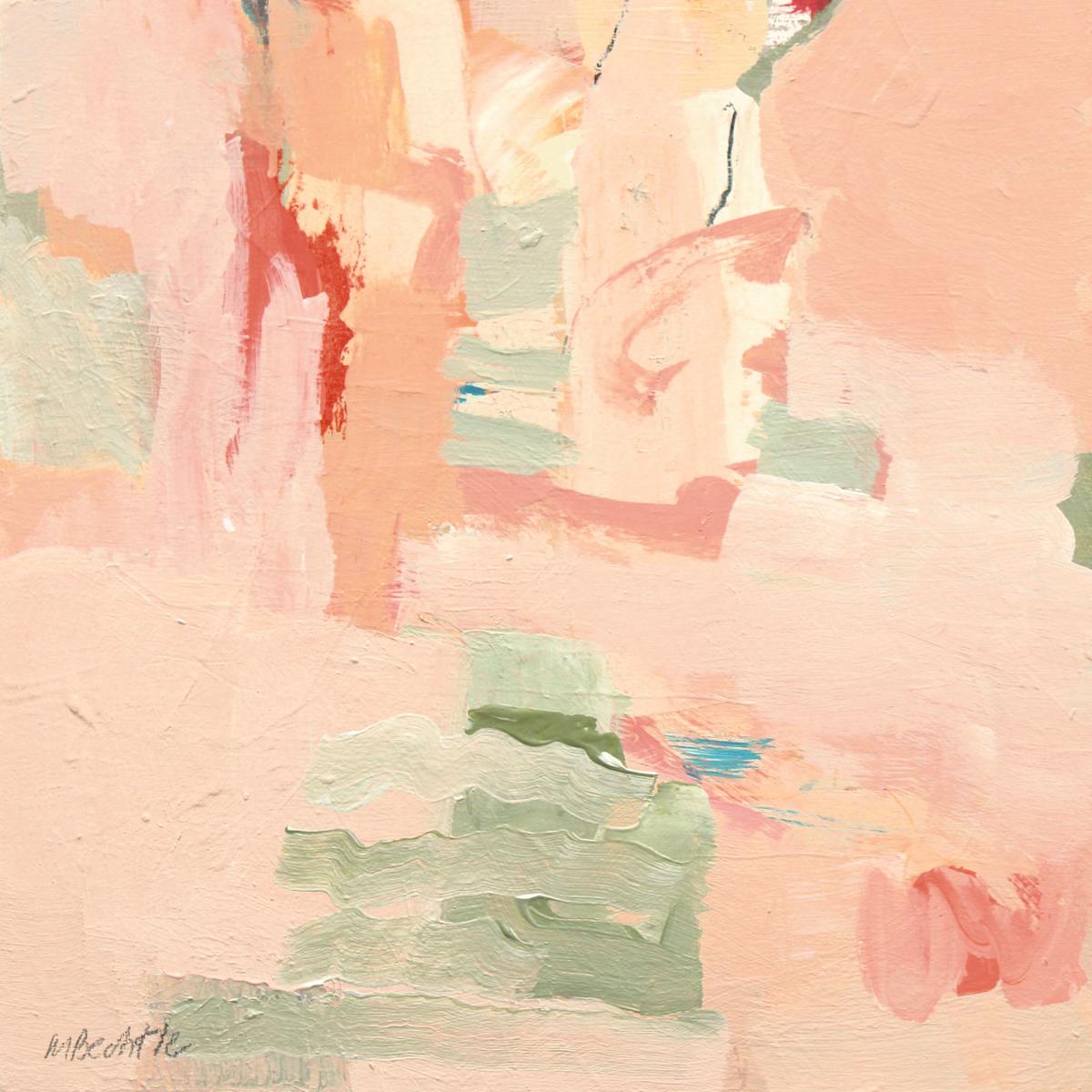 Blush by Marianne Bechtle  Image: Blush
12" x 12"
Acrylic, Cold Wax on Hardwood Panel