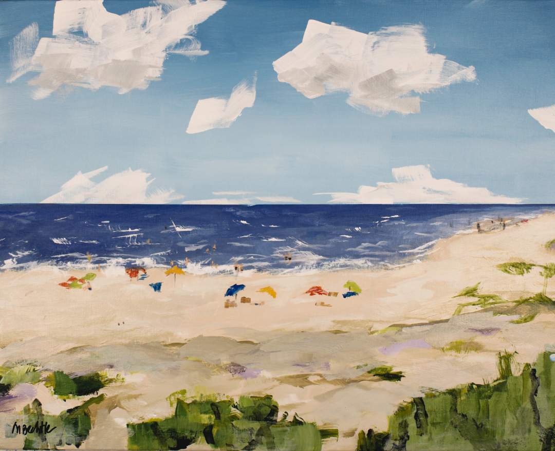 Sandbridge I by Marianne Bechtle  Image: Sandbridge I
24" x 30"
Acrylic, Cold Wax on Canvas