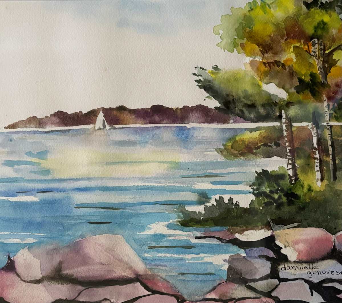 Summer on Squam by Dannielle Genovese 