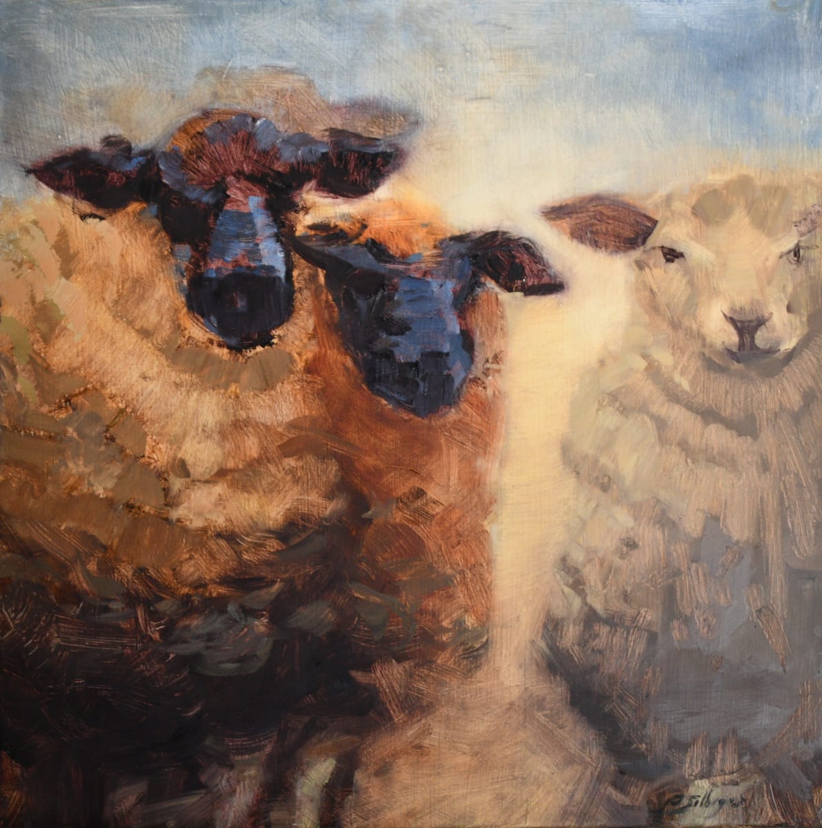 Coexist (Sheep) by Patricia Silbiger 