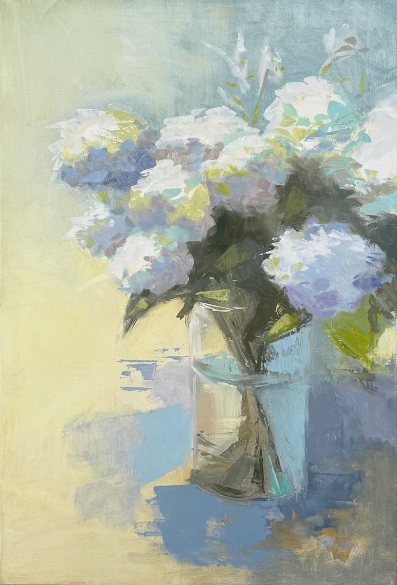 Peaceful (Hydrangeas) by Patricia Silbiger, Image 2.