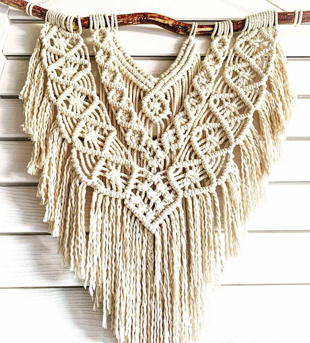 Macramé Wall Hanging by Jill Hankins 
