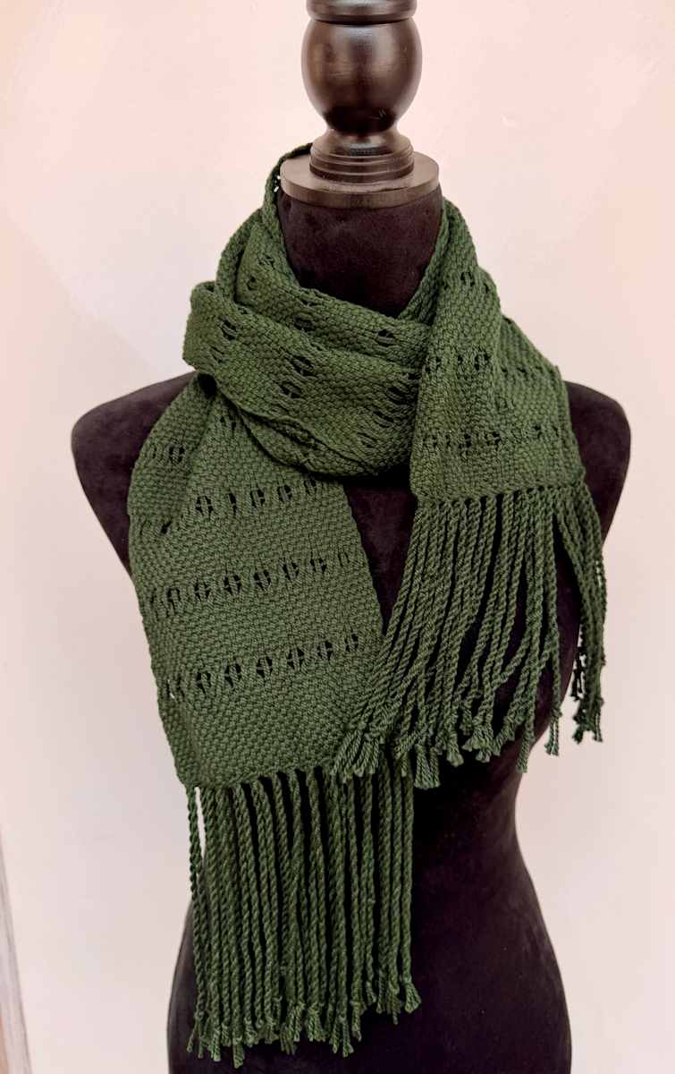 Evergreen Bouquet Scarf by Jill Hankins, Image 1.