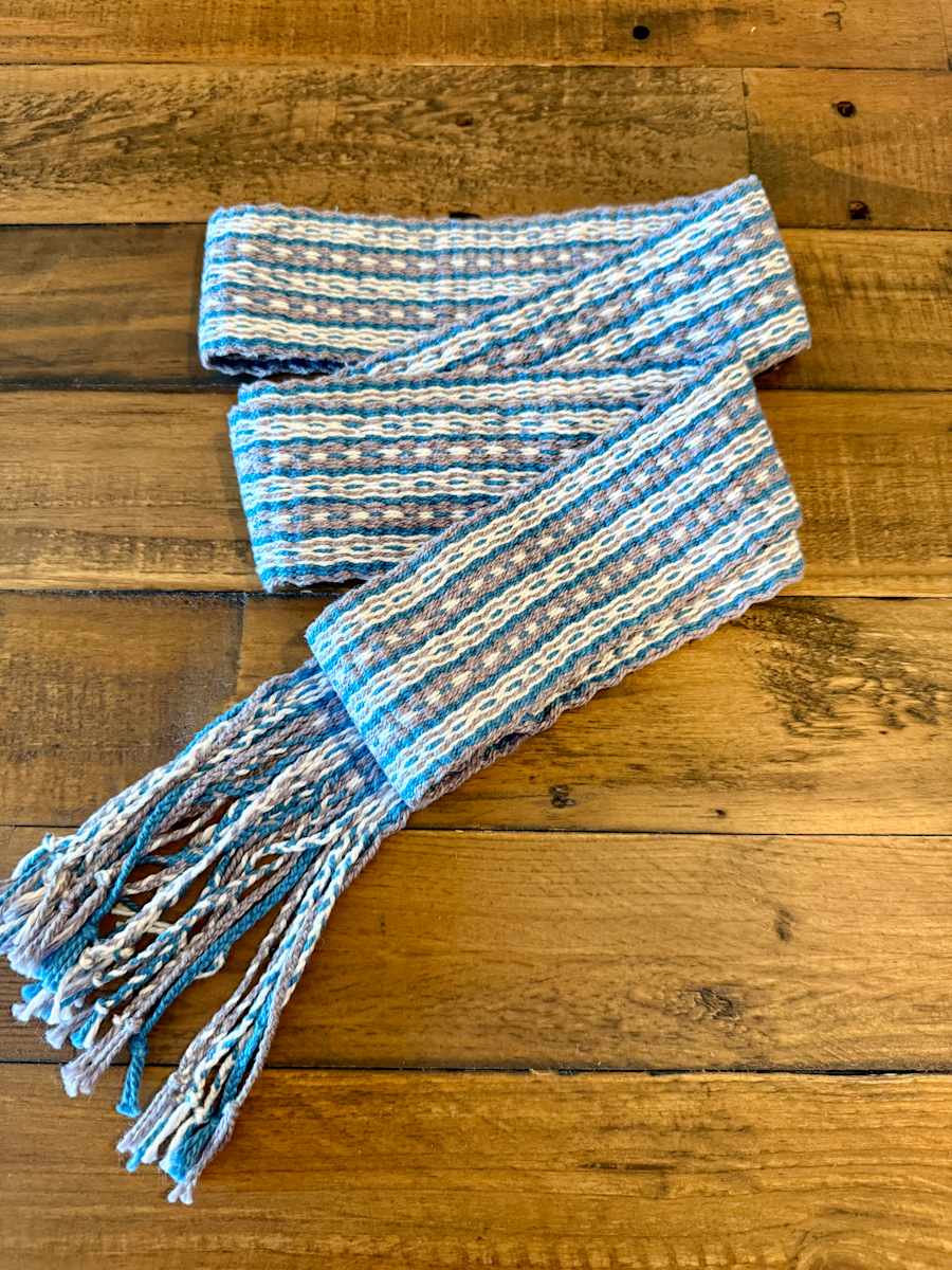 Eclipsed Tides Sash by Jill Hankins 