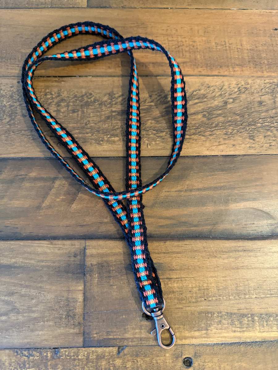 Copper Tracks Lanyard by Jill Hankins 