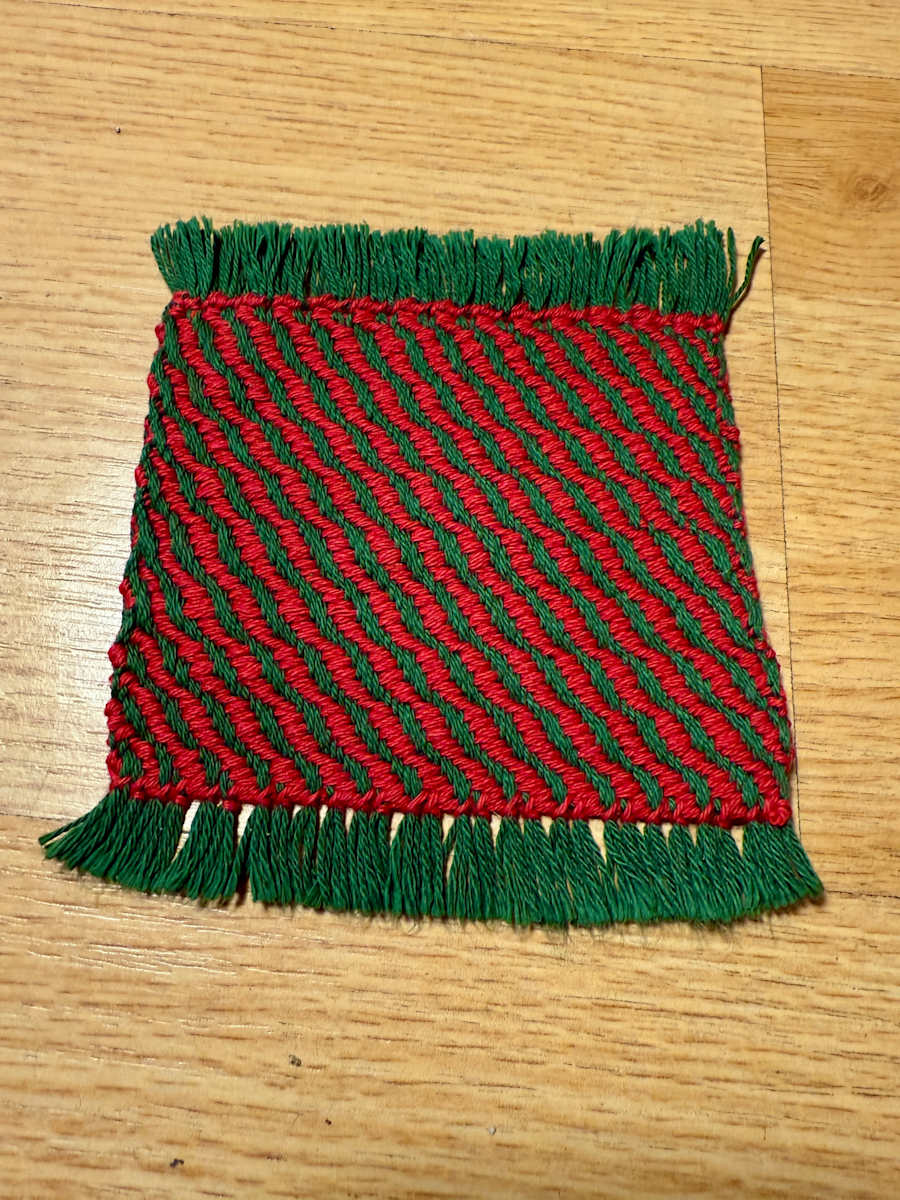 Christmas Mug Rug 2 by Jill Hankins 