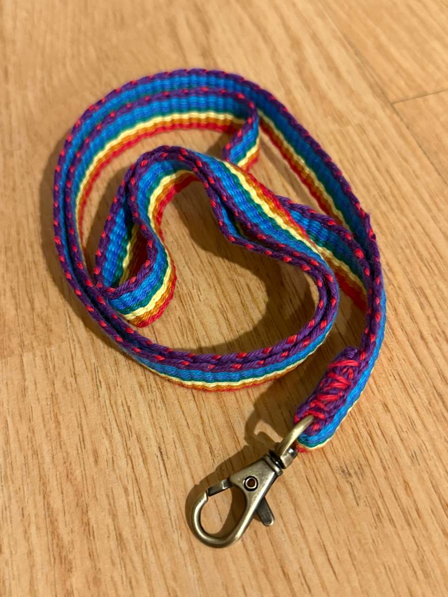 Rainbow Lanyard by Jill Hankins 