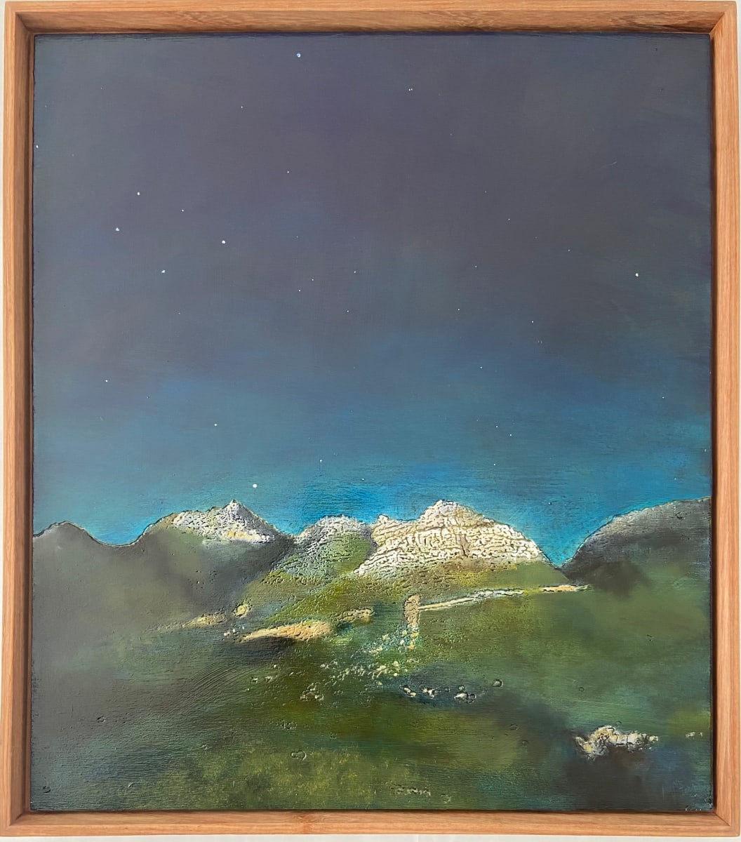 Table Mountain in Moonlight by Madeleine van Manen 