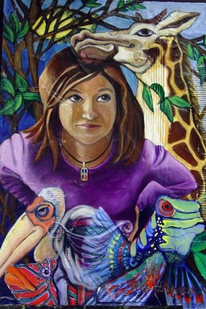 Layered self portrait by Frances Hawbaker, Image 1.