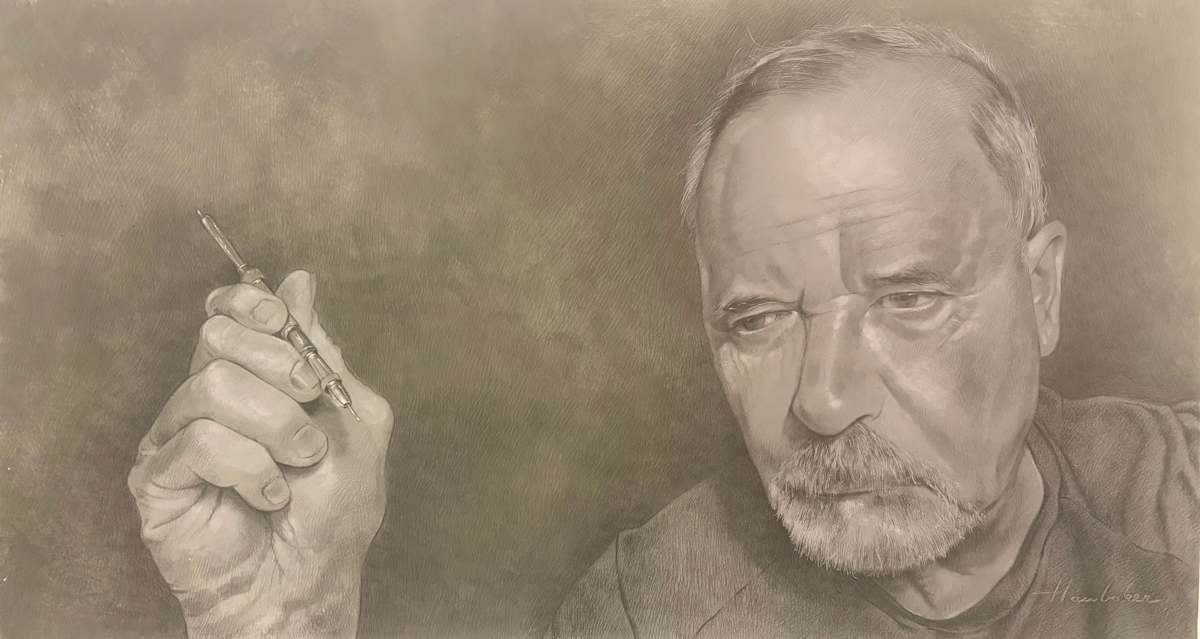 Artist self Portrat by Hawbaker-Fine Art, Image 1.