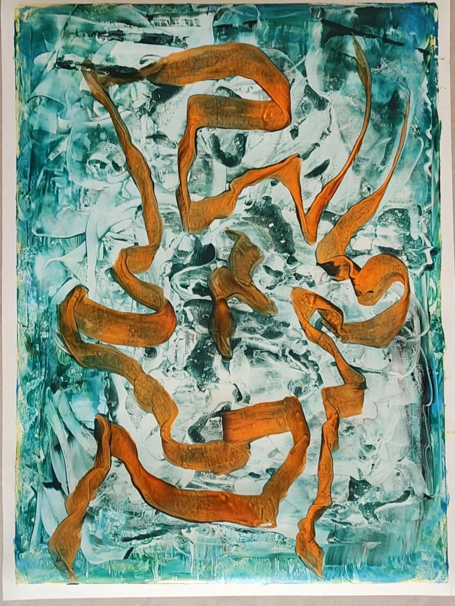 Orange noodle by Robert Eaton 