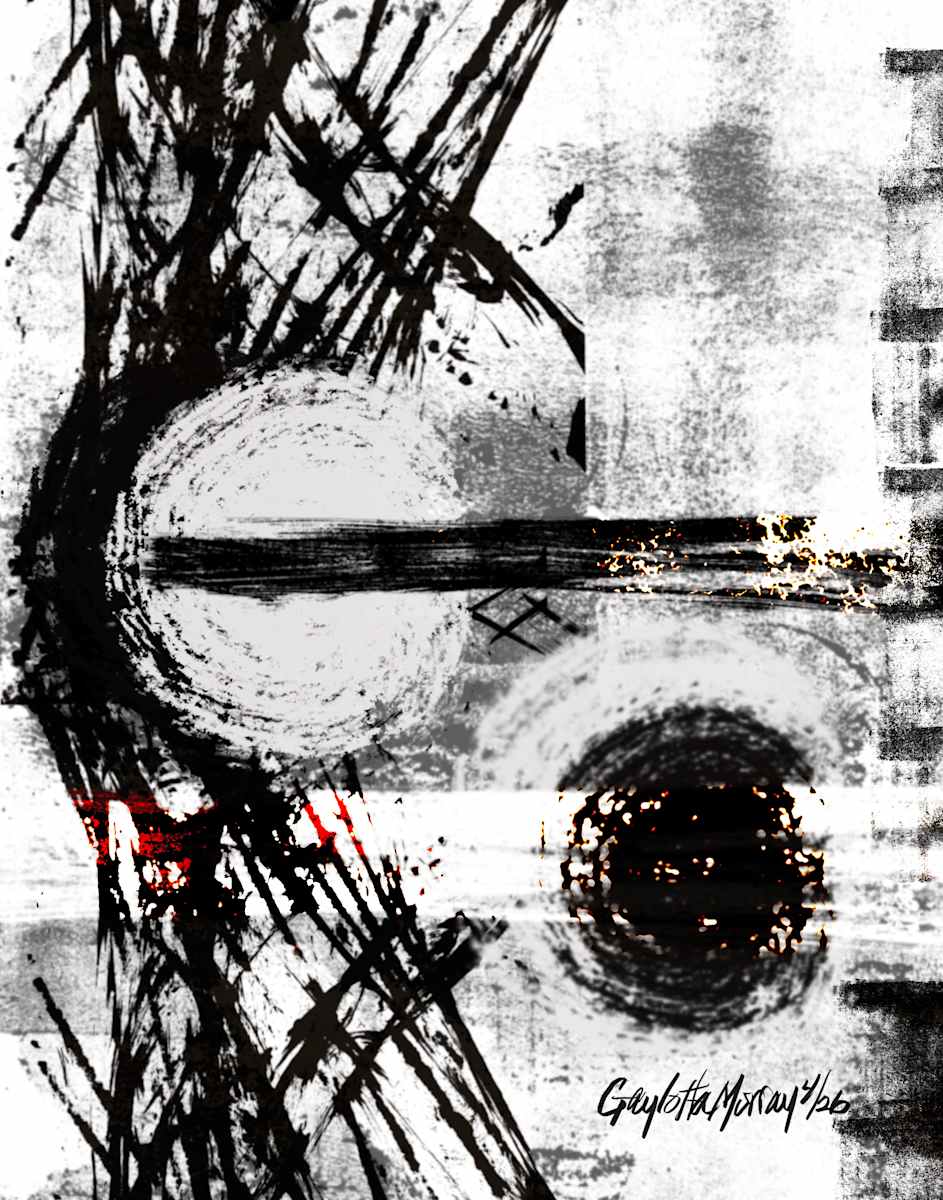 White Core Black_Core by Gaylotta Murray, Image 1.