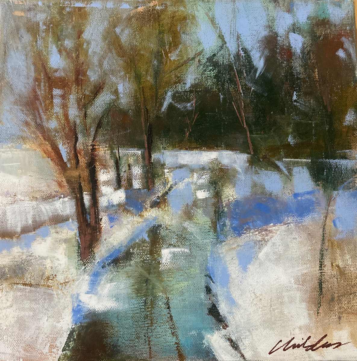 Abbe Creek in Winter by Christopher Childers  Image: Abbe Creek in Winter - Christopher Childers