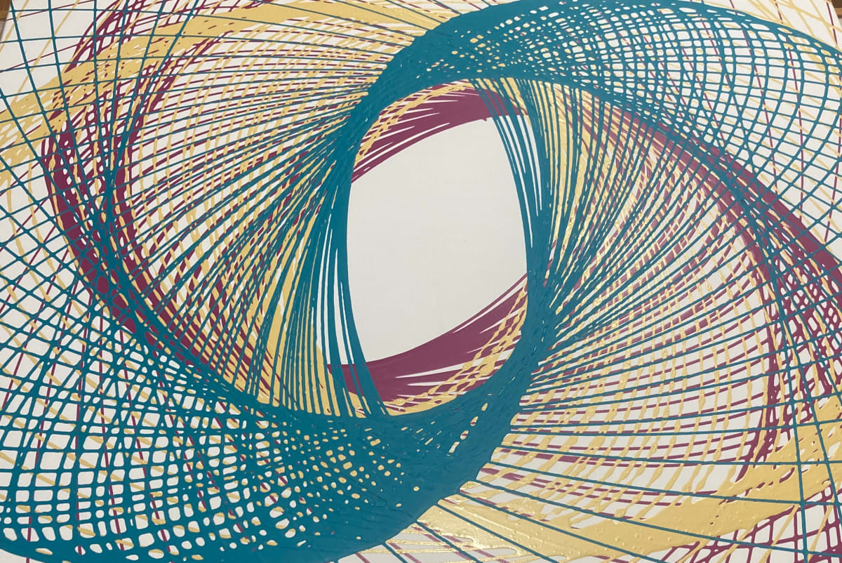 Untitled Pendulum Painting by Bill Jurries, Image 1.