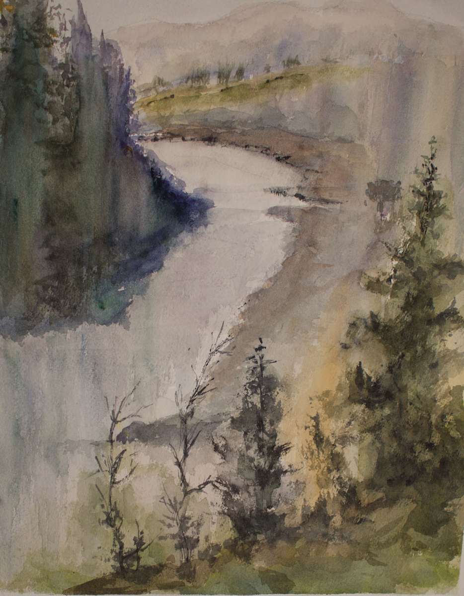 The River Bend by Tina Mewhinney 