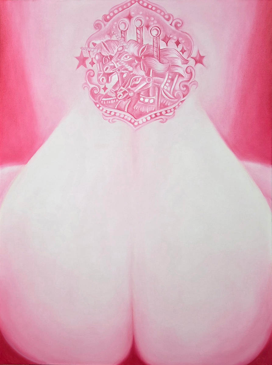 Carousel in Pink by Corinne Yorks, Image 1.