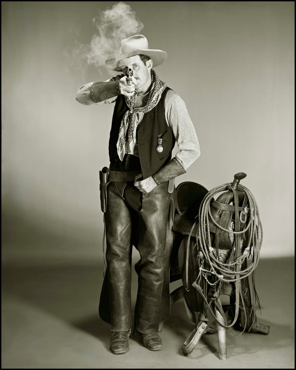 Cowboy with Smoking Gun by Frank Gargani 