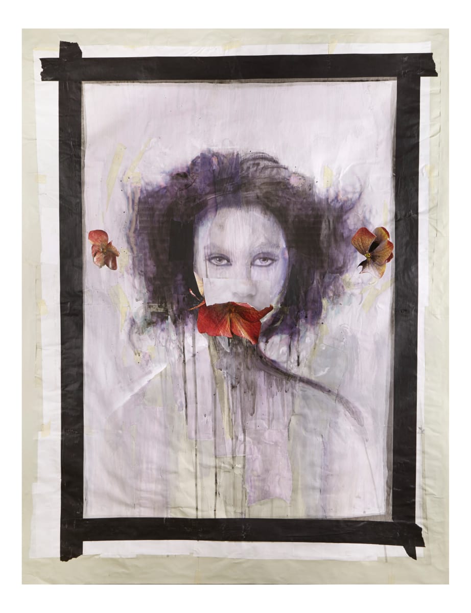 Alina With Flower in Mouth by Liam Alexander 