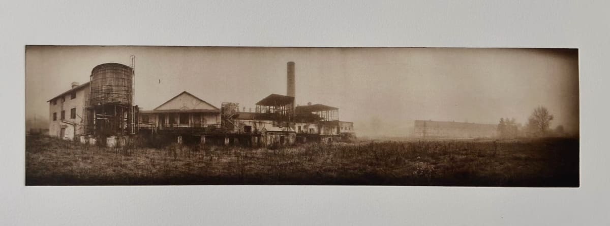 Yorklyn Factory in the Fog by Carlos Alejandro 